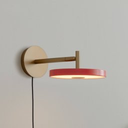 UMAGE LED wall light Asteria Short, rosé, 25 cm, plug