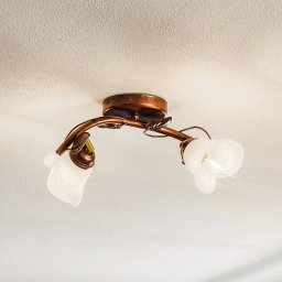 Lamkur Siena ceiling light, Florentine style, 2-bulb