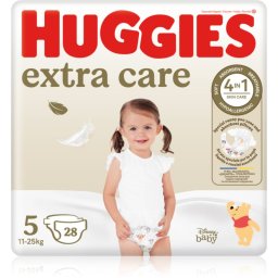 Huggies Extra Care Size 5 disposable nappies 11-25 kg 28 pc