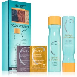 Malibu C Hydrate Color Wellness Collection set for colour-treated hair