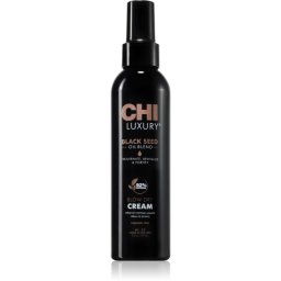 CHI Luxury Black Seed Oil Blow Dry Cream Nourishing and Heat Protecting Cream to smooth hair 177 ml