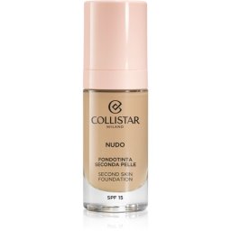 Collistar NUDO Second Skin Foundation SPF 15 Radiance Moisturising Makeup with smoothing effect shade 2G Beige Dorato 30 ml