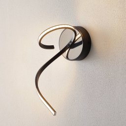 Domiluce Modern LED wall light Lungo, black