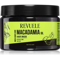 Revuele Macadamia Oil Hair Mask Nourishing Mask for Colour-Treated Hair 360 ml