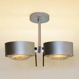 Top Light Ceiling light Puk Sides chrome matt 10 cm 2-bulb G9