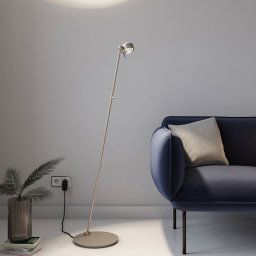 Top Light Puk Mini Floor Mini Single LED matt/clear, nickel