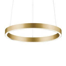 Knapstein Svea-40 LED hanging light, gesture sensor, gold