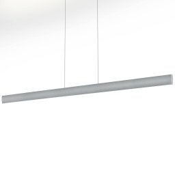 Knapstein LED pendant light Runa, nickel, length 152 cm