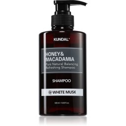 KUNDAL Honey & Macadamia White Musk Natural Shampoo for dry and damaged hair 500 ml