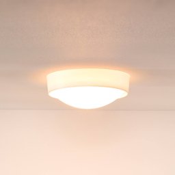 Lucide Lex ceiling light, round, Ø 25 cm, white