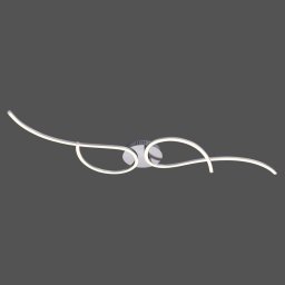 JUST LIGHT. GmbH Tyler LED ceiling light, dimmable, steel