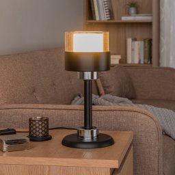 Avonni ML-4288-1BSY table lamp made of metal and glass