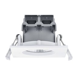 Trio Lighting Angular Zagros LED downlight IP65, matt white