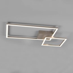 Reality Leuchten Padella LED ceiling light pivotable 4,000 K nickel