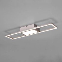 Reality Leuchten Rigido LED ceiling light remote control CCT nickel