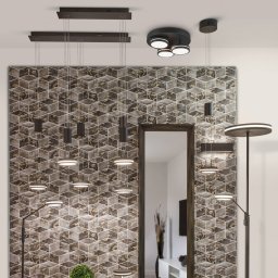 Trio Lighting Franklin LED floor lamp, sensor dimmer, anthracite