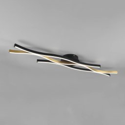 Trio Lighting Blaze LED ceiling light, CCT, dimmable, brass