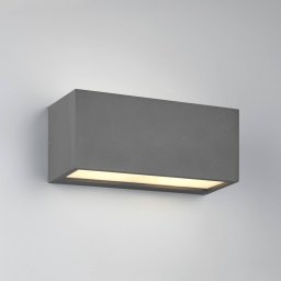 Trio Lighting Mayenne outdoor wall light, anthracite, up- & downlight, angular