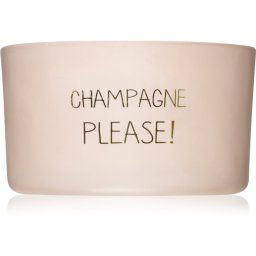 My Flame Fig's Delight Sparkling Wine Please! scented candle with wooden wick 9x5 cm