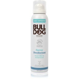 Bulldog Fresh Mint&Cedarwood Spray Deodorant Deodorant Spray Without Aluminum Content 125 ml