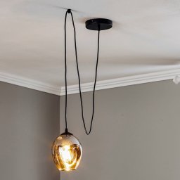 EMIBIG LIGHTING Starla decentralised hanging light, 1-bulb, glass, graphite
