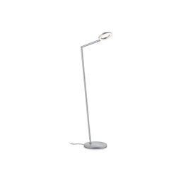 Knapstein LED floor lamp Tessa-S, matt nickel, CCT, gesture control