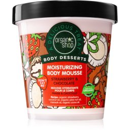 Organic Shop Body Desserts Strawberry & Chocolate Body Mousse with moisturising effect 450 ml