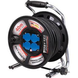 WEINGÄRTNER R-LINE 40197 - RUBBER-LINE cable reel 33 m