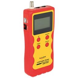 DELOCK 86108 - LCD Cable Tester RJ45 / RJ12 / BNC / USB