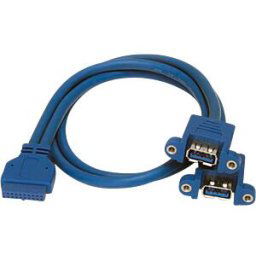STARTECH.COM ST USB3SPNLAFHD - Pinheader Cable IDC female > USB 3.0 2x type A
