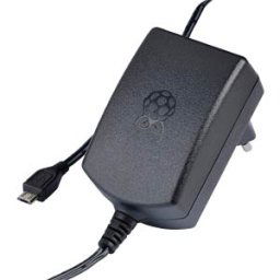 NT MUSB 25 SW - Raspberry Pi - power supply, 5 V, 2,5 A, Micro-USB, black