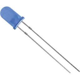 HUIYUAN OPTO-ELECTRONIC 7206B2D-ESA-B - LED 5mm, wired, 2 pin, blue, 800 mcd, 30°