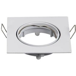 V-TAC VT-3590 - GU10 mounting frame, square, movable, white