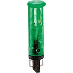 RAFI 36.22.80 - LED signal light, green, 5 mm, round flat cover, 24 V