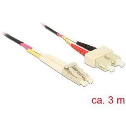 DELOCK 84682 - Cable LWL LC/SC OM4 50/125µ 3m