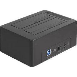DELOCK 64183 - Docking and copying station, 2x 2.5''/3.5'' SATA, SD, CF, USB-A, U