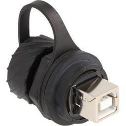 DELOCK 88004 - USB 2.0 connector, type-B socket / socket, black