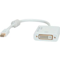 ROLINE 12033137 - DisplayPort adapter, mini DP plug to DVI socket