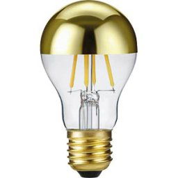 SCHIEFER LIGHTING SCHI LX023891312 - LED bulb E27, 4 W, 250 lm, 2500 K, filament, mirrored, dimmable