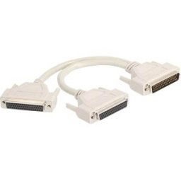 DELOCK 67170 - D-SUB adapter, 50 pin male > 2x 50 pin female