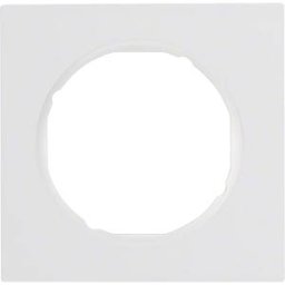 BERKER 10112289 - Frame 1x R.3 polar white, glossy