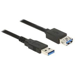 DELOCK 85056 - Extension USB3.0 male>USB3.0 fem.2.0m black