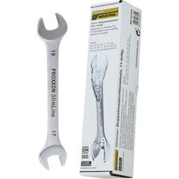PROXXON 23802 - Double open-ended wrench set, AF 7 - 30, 11 pieces