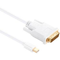 HDSUPPLY HDS X-DC040-030 - Mini DP to DVI Dual Link, 1080p, White, 3.0 m