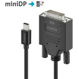 PURELINK PURE IS2111-015 - Mini DisplayPort 1.1 plug to DVI 24+1 plug, WUXGA, 1.5 m
