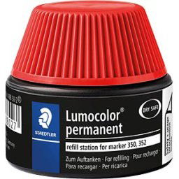 STAEDTLER 488502 - Refill station, Lumocolor permanent marker 350/352, red