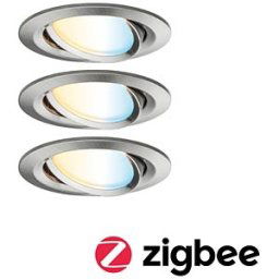 PAULMANN PLM 92962 - Nova Plus Coin recessed light, 3.6 W, 2700 K, round, ZigBee, set