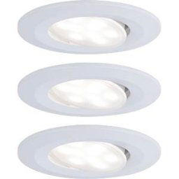 PAULMANN PLM 99931 - Calla recessed light, 6.5 W, 4000 K, 30°, round, matt white, set