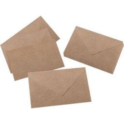 SIGEL DU700 - Envelopes, C6, brown craft paper, 24 pieces