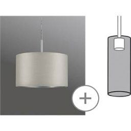 PAULMANN PLM 60352 - URail shade Tessa DecoSystems, 255 mm, light grey